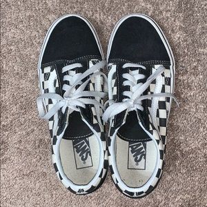 Checkered Vans